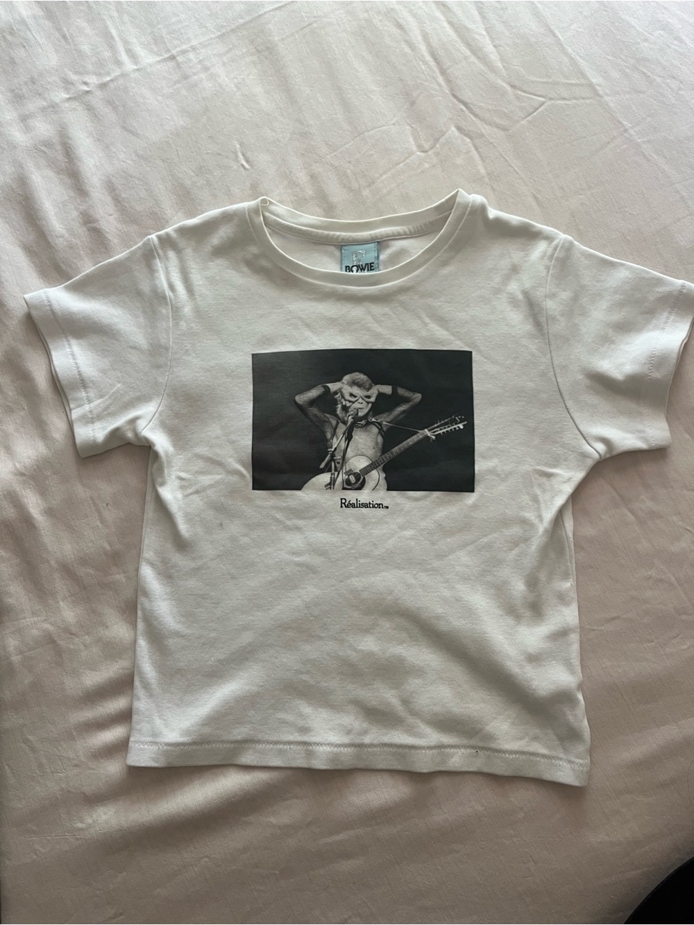 Realisation par david bowie baby tee